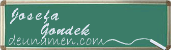 Josefa Gondek Visitenkarte